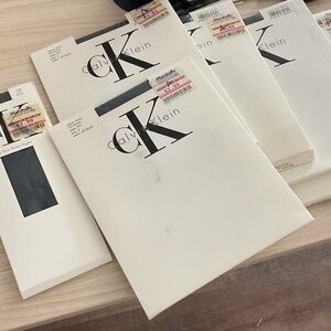 Calvin Klein Classic White Hosiery